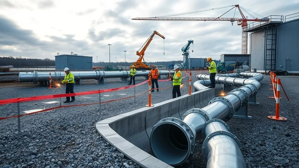 Gas & Oil Pipe Ducting & Installation in Margate