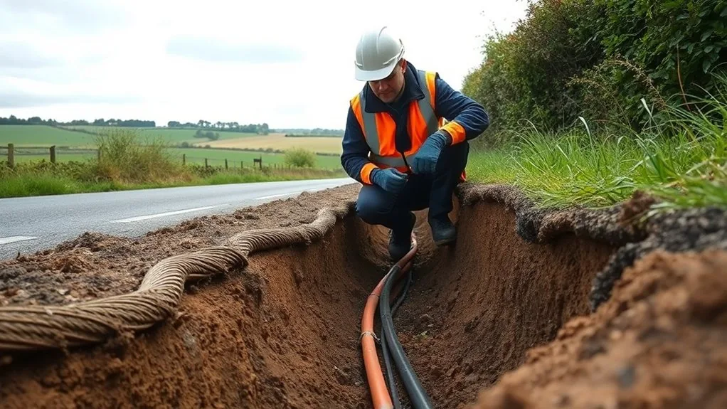 Underground Cable Installation in Margate | Buried Power & Data Lines